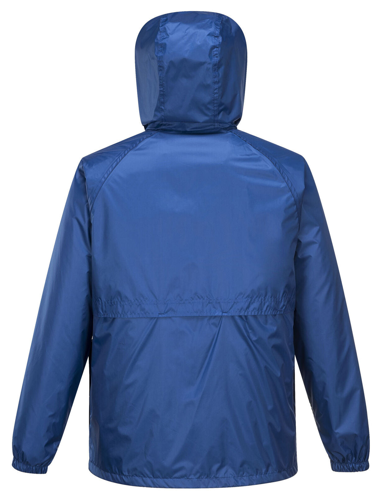 HUSKI STRATUS RAIN JACKET Waterproof Workwear Concealed Hood Windproof Packable - Cobalt