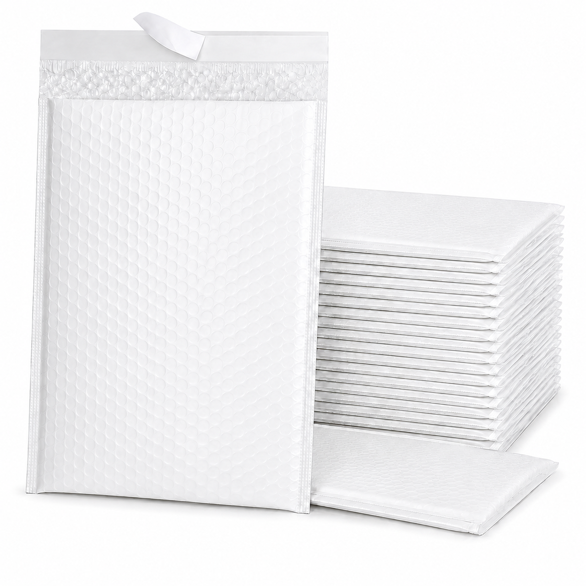 100x White Poly Bubble Mailers Padded Cushioned Postage Envelope - "Size 4" (265mm x 375mm)