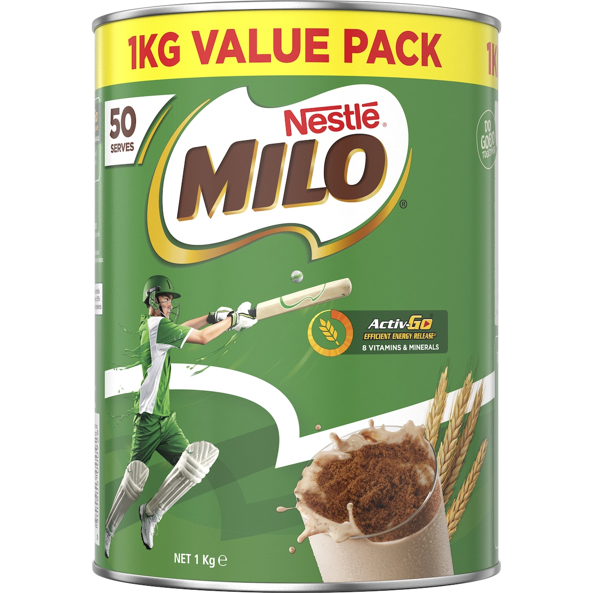 1kg Nestle Milo Malt Chocolate Drinking Powder Hot or Cold - Product of Australia (Fresh Batch)