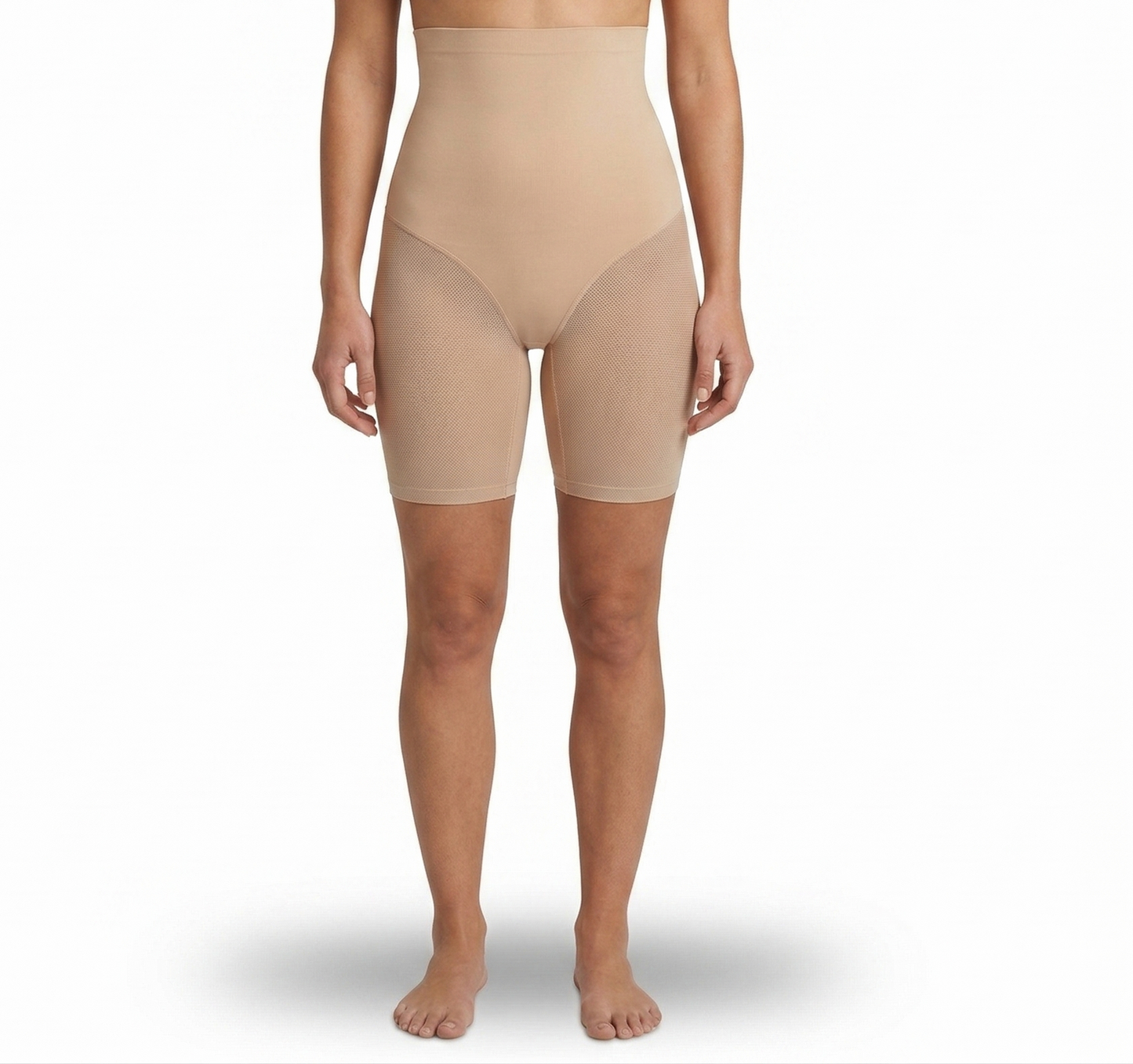 Ambra BodySculpt Long Control Shorts in Nude (Size 10-12) - Slimming Shapewear