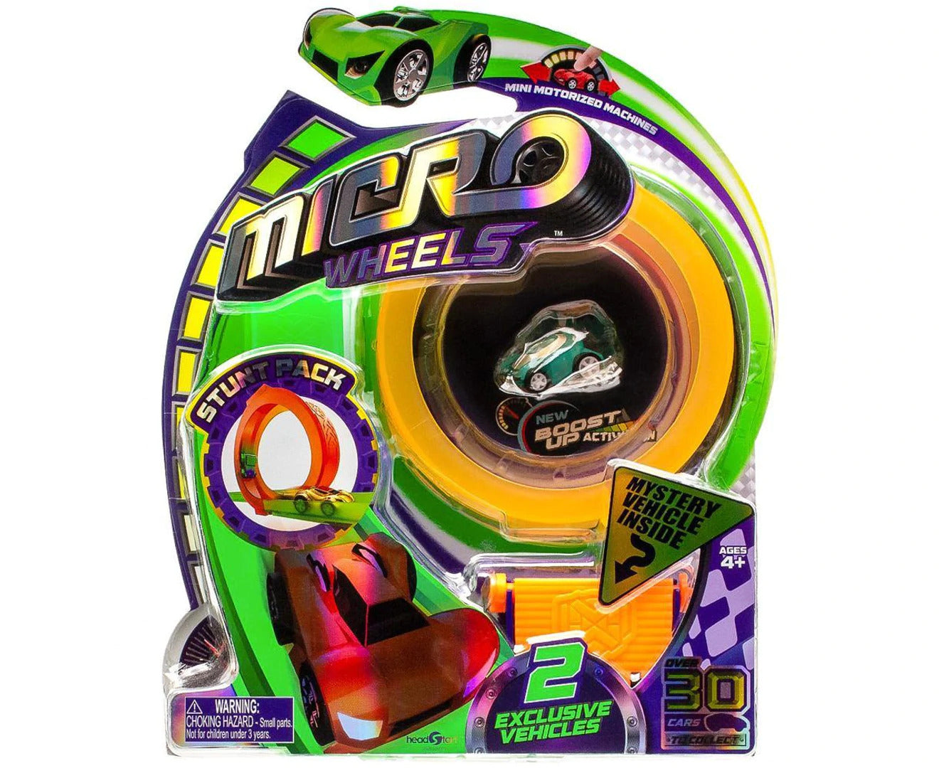 Micro Wheels Series 1 Stunt Vehicle Pack Toys - Assorted Colours-0