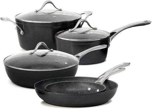 salt&pepper Tan-ium Cookware Set - 5 Piece - Aluminium Cookware Set
