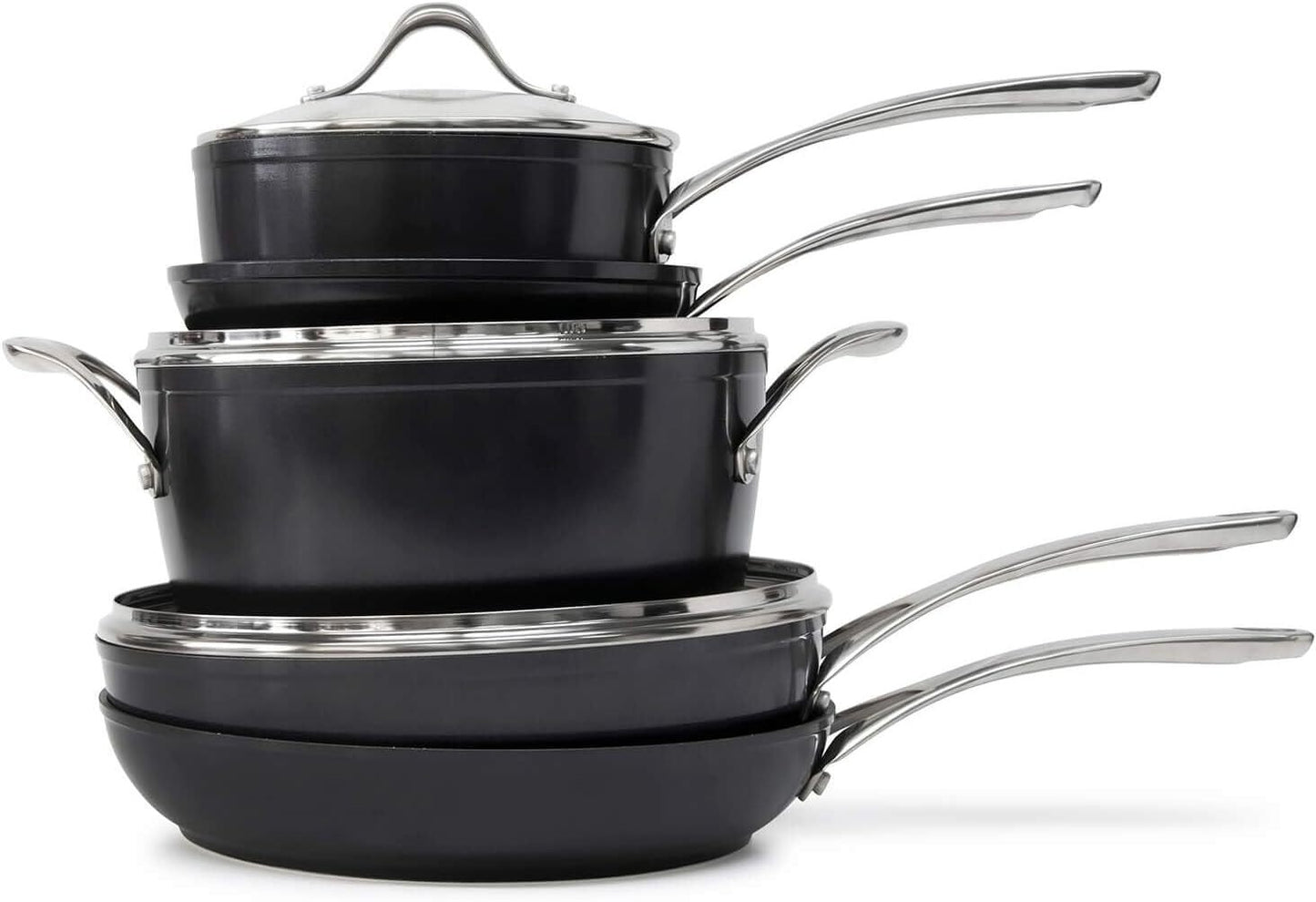 salt&pepper Tan-ium Cookware Set - 5 Piece - Aluminium Cookware Set
