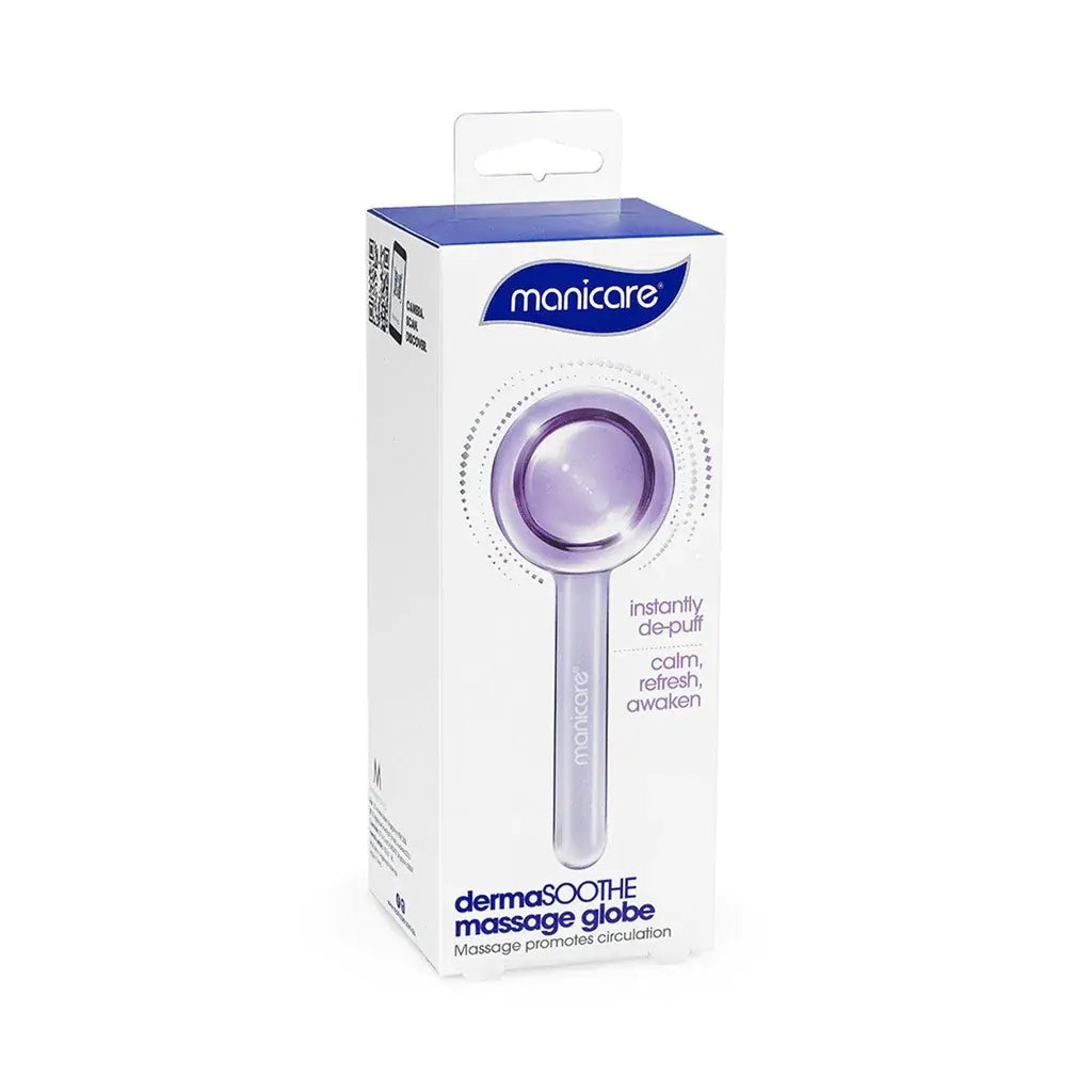 Manicare DermaSOOTHE Massage Globe – Calm Redness & Relieve Puffiness | Hot & Cold Compress Skincare Tool-0