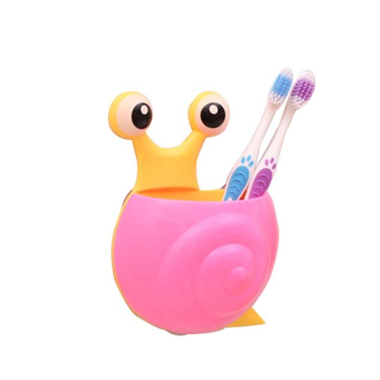Happy Holders Toothbrush Holder Snail Bathroom Tooth Brush - Assorted Colours-0