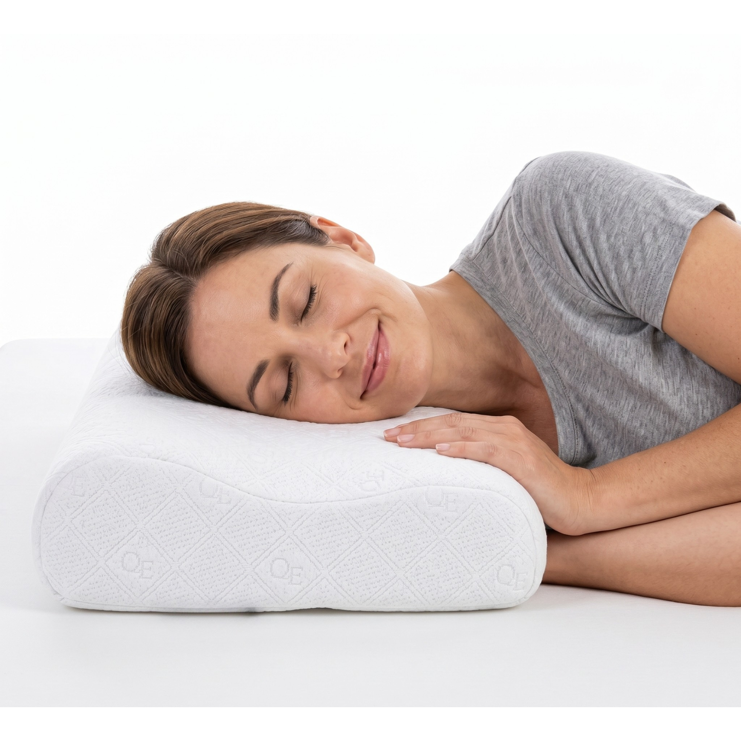 Bamboo Height Adjustable Pillow 3-Layer Memory Foam (Machine Washable) 41x66cm