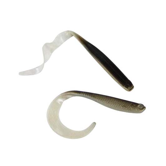Swimerz 75 mm VTail Soft Plastic Lure, Mullet, 8 pack-0