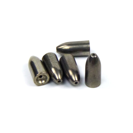 Swimerz 1/2 oz Tungsten Bullet Sinker. Qty 5.-0
