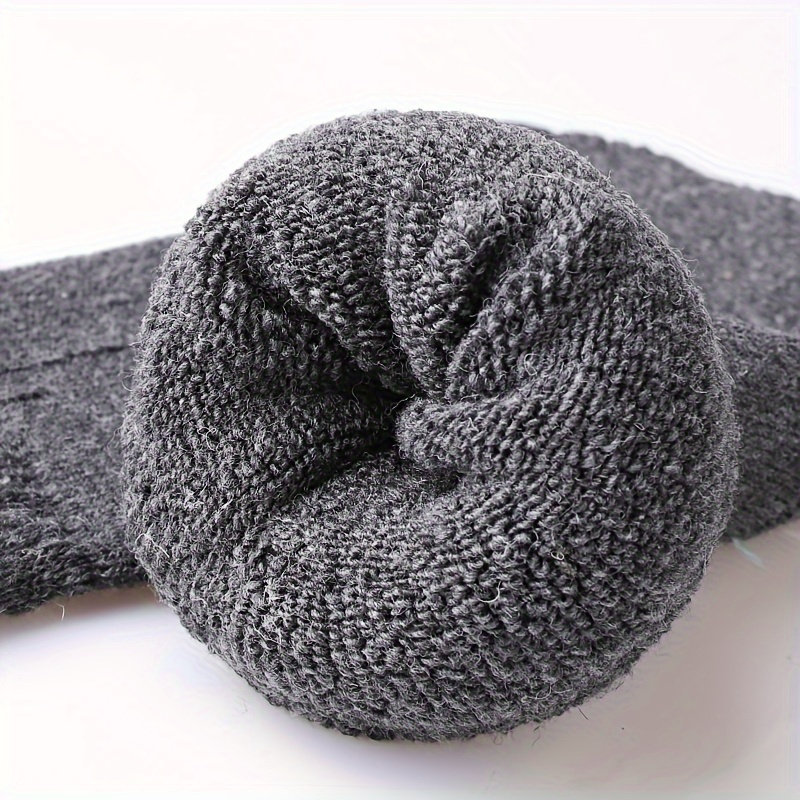 12 Pairs Mens Thermo Wool Blend Work Socks Heavy Duty Outdoor Warm (EU37-EU41)