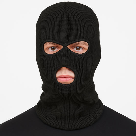 WARM KNITTED Thermal BALACLAVA Motorbike Biker Ski Snowboard Hat Face Hood Mask-0