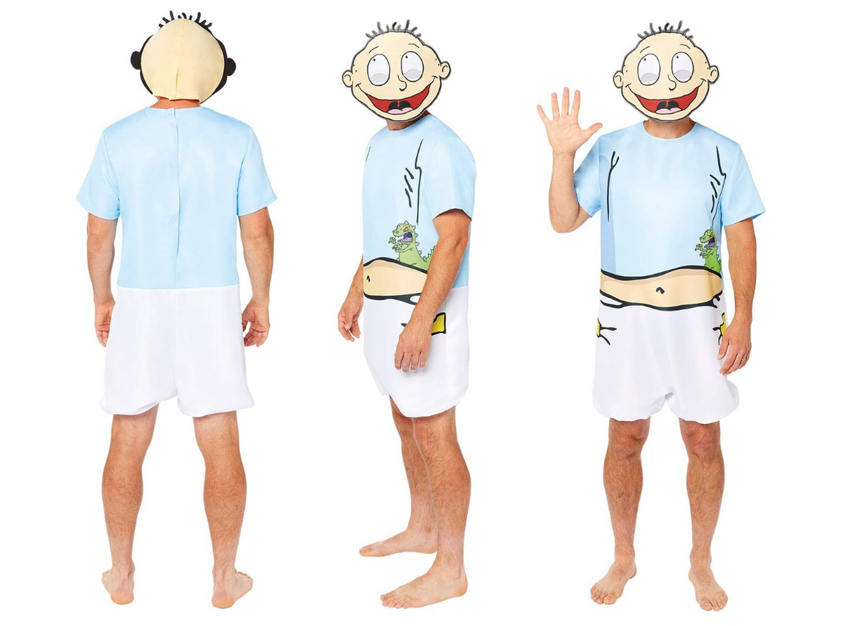 Rugrats Mens Tommy Pickles Party Costume Halloween TV Cartoon - Officially Licensed