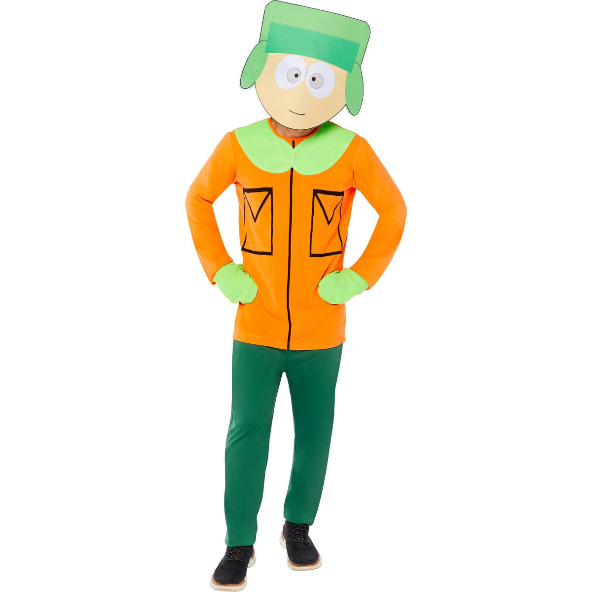 South Park Mens Kyle Party Costume Halloween 90s TV - Officially Licensed