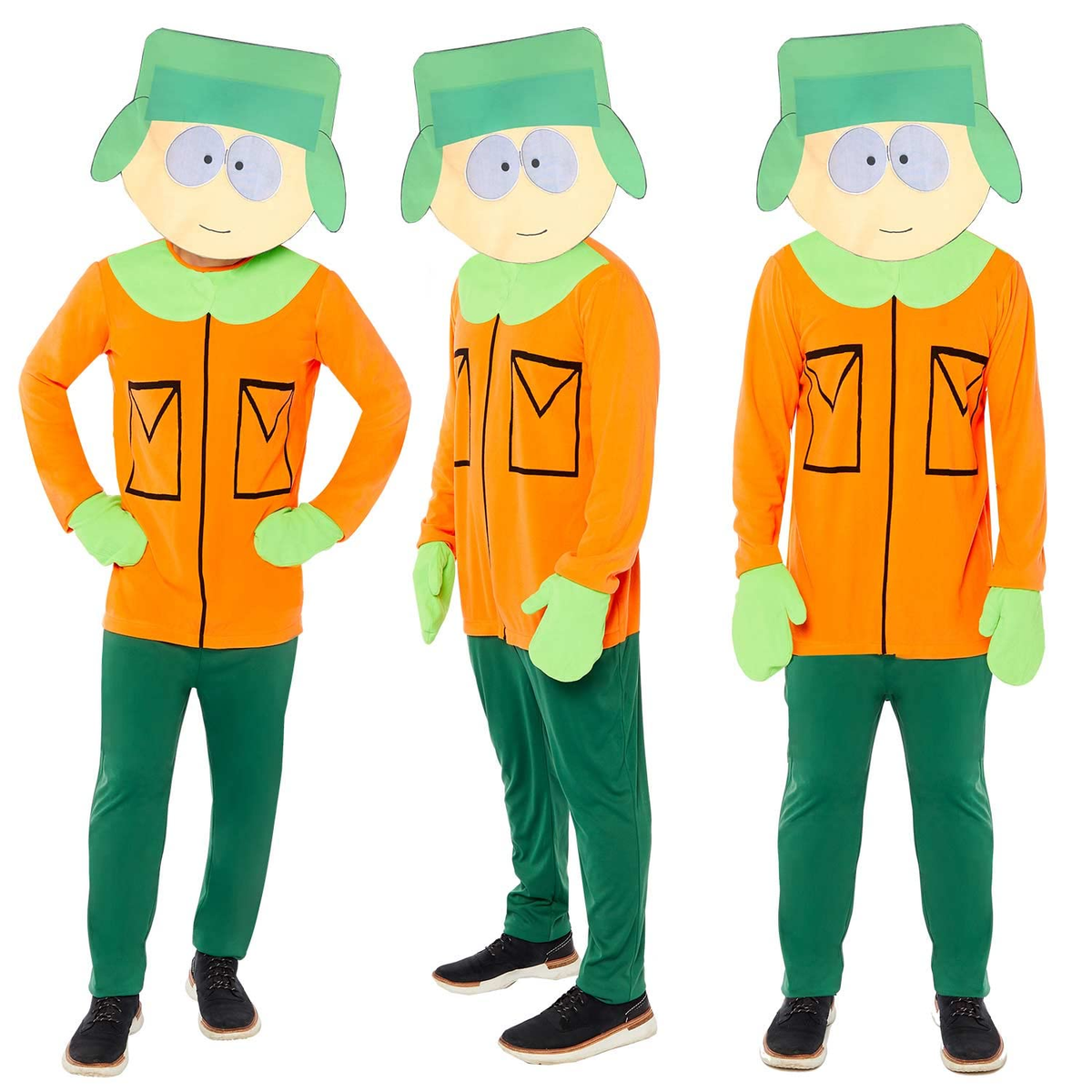 South Park Mens Kyle Party Costume Halloween 90s TV - Officially Licensed