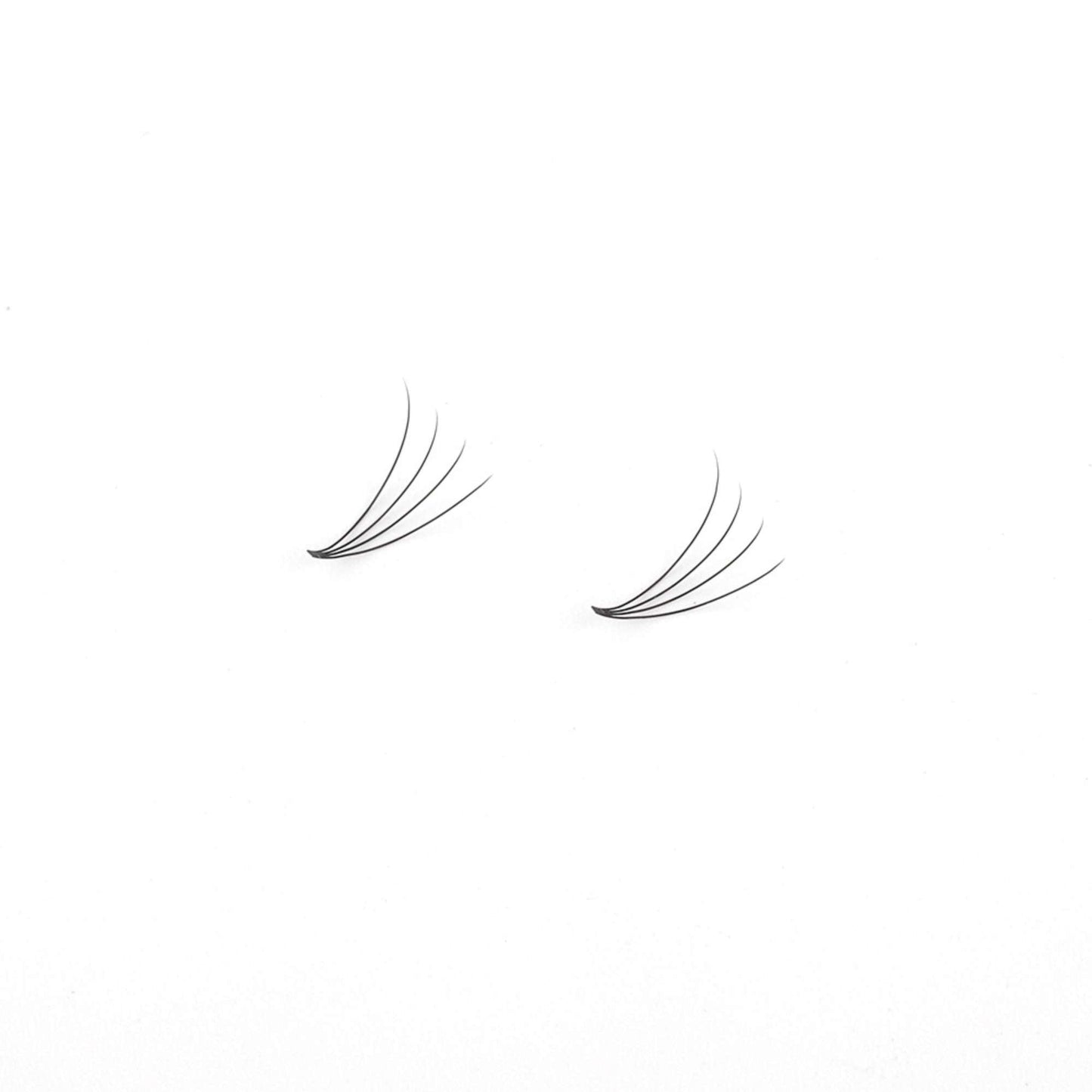 Miosh Eyelash Extensions - 4D Premade Volume Short Stem Eye Lash 0.10 / D CURL-1