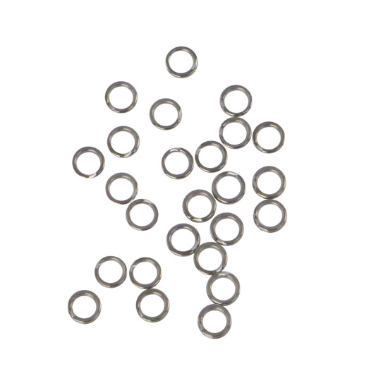 Swimerz 9mm Split Ring Stainless Steel, 25 Pack-0