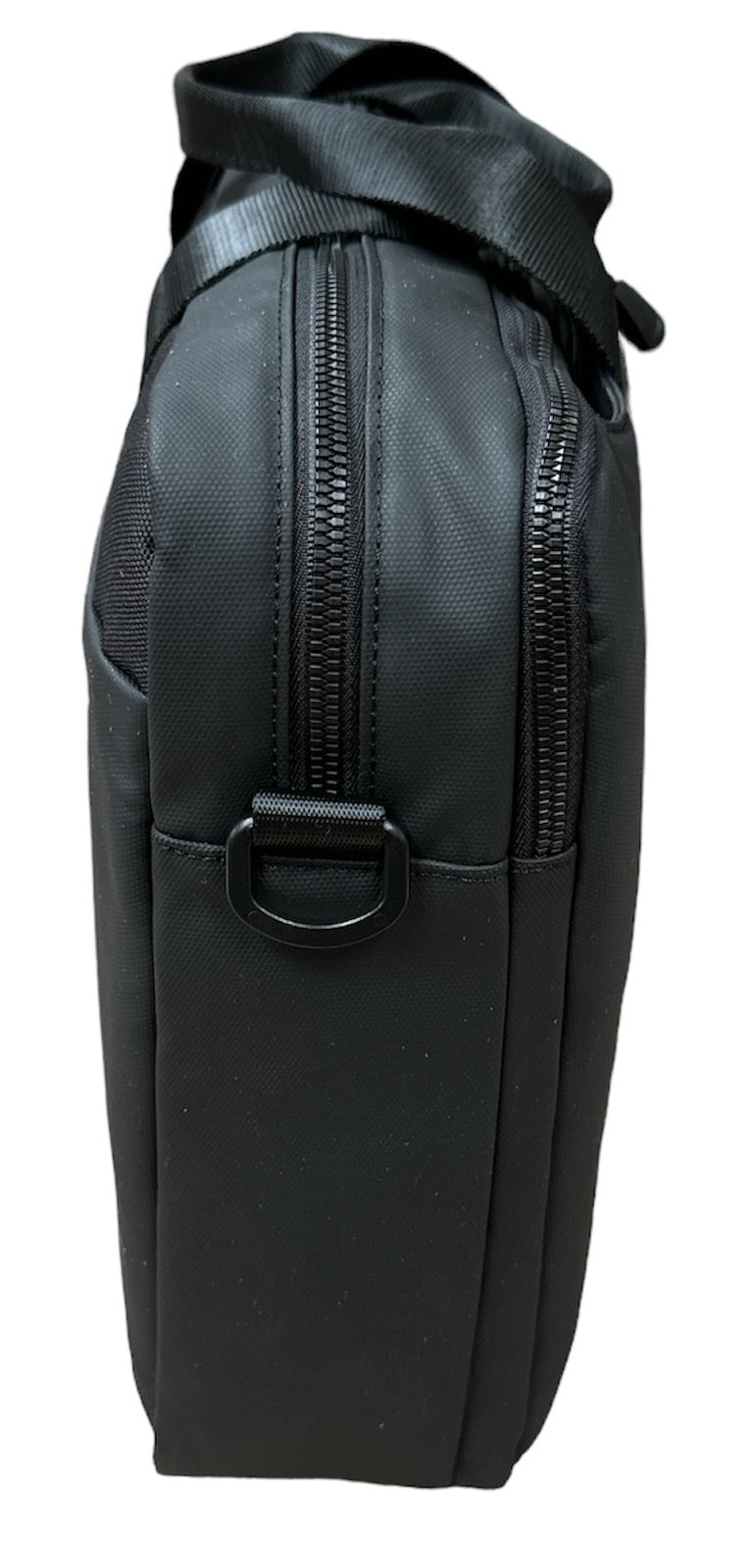 15" Futura Laptop Computer Bag Travel Work Messenger Bag w/USB Port - Black-4