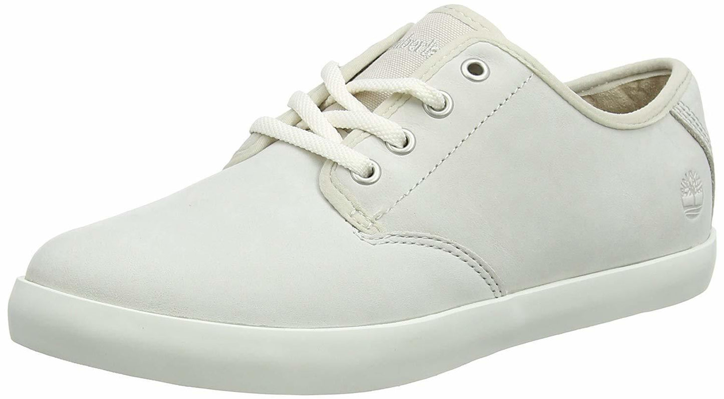 Timberland Womens Dausette Leather Ox Oxfords Shoes Flats - Beige-1