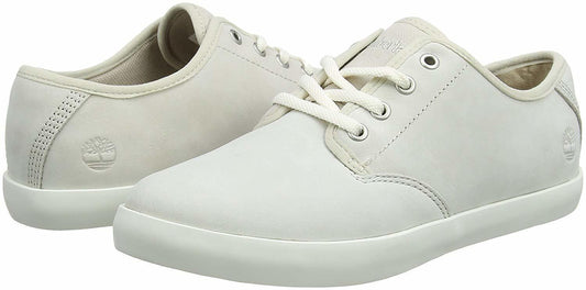 Timberland Womens Dausette Leather Ox Oxfords Shoes Flats - Beige-0