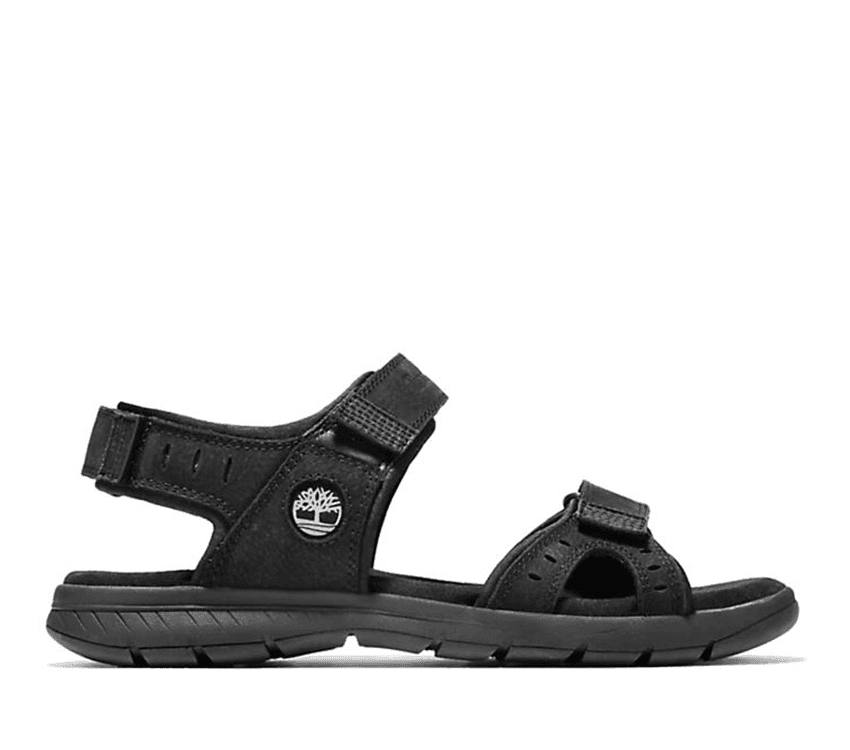 Timberland Mens Slip-On Leather Sandals Footwear - Black Nubuck-10