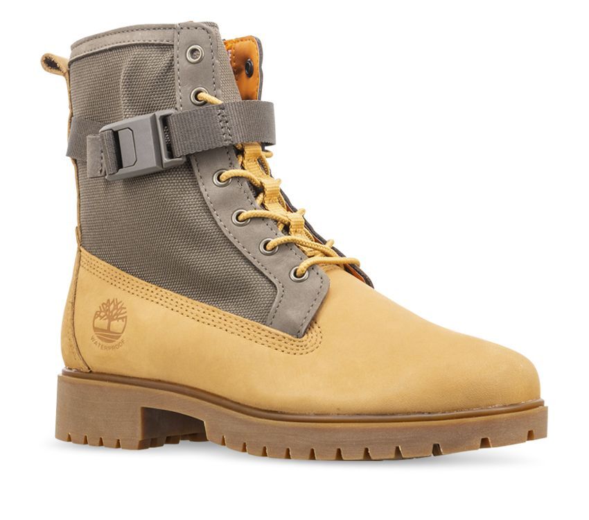 Timberland Womens Jayne Rebotle 100% Waterproof Boots Shoes Winter Wheat Nubuck-7
