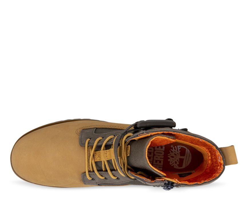 Timberland Womens Jayne Rebotle 100% Waterproof Boots Shoes Winter Wheat Nubuck-4