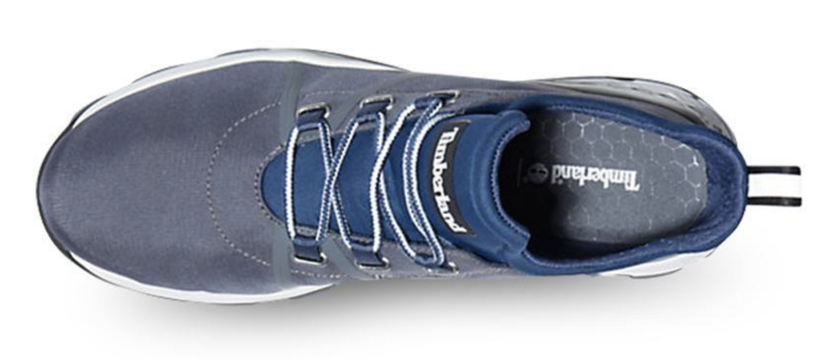 Timberland Mens Brooklyn Fabric Oxford Sneakers Running Shoes - Mid Grey Mesh-4