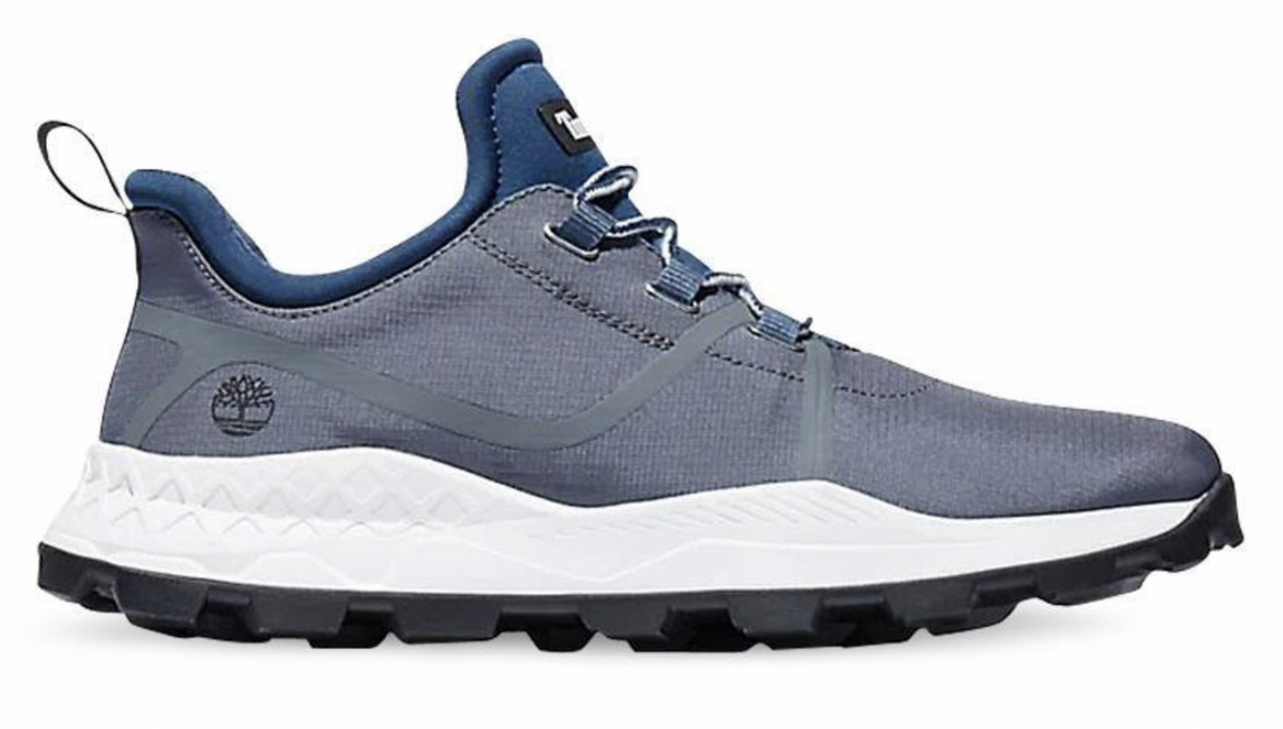 Timberland Mens Brooklyn Fabric Oxford Sneakers Running Shoes - Mid Grey Mesh-3