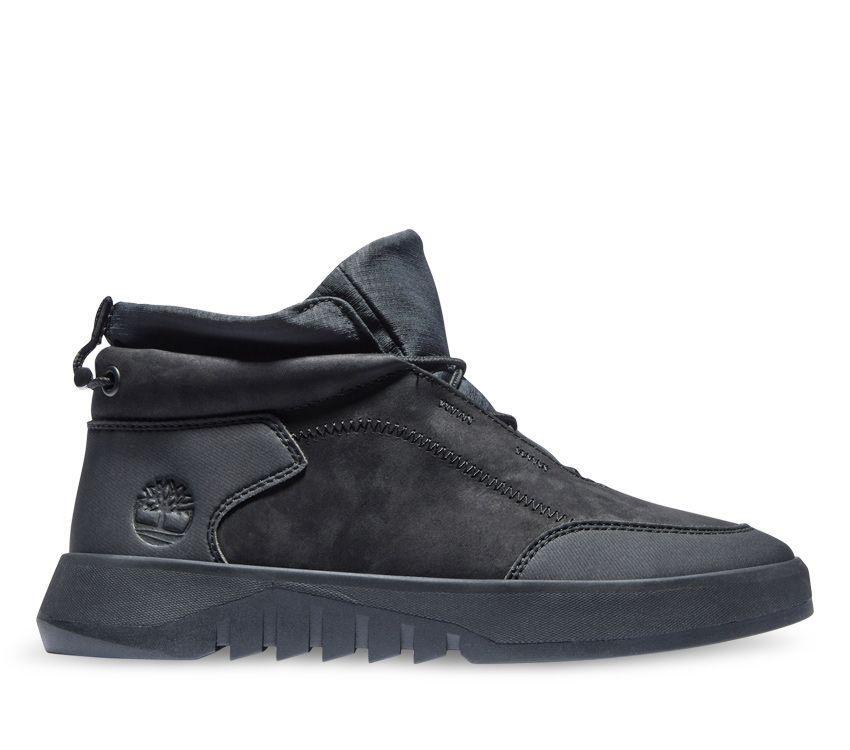 Timberland Mens Supaway Leather Chukka Boot - Black Nubuck-0