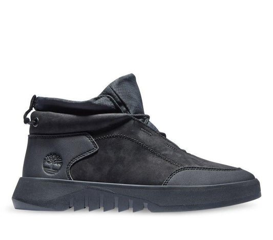 Timberland Mens Supaway Leather Chukka Boot - Black Nubuck-0