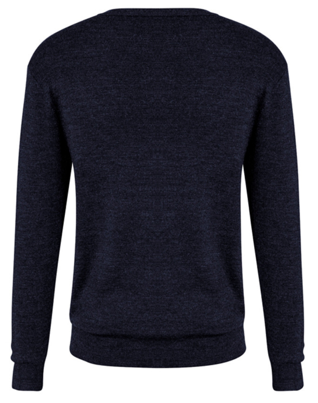 Mens Advatex Varesa Wool Pullover Jumper Cardigan - Navy-3