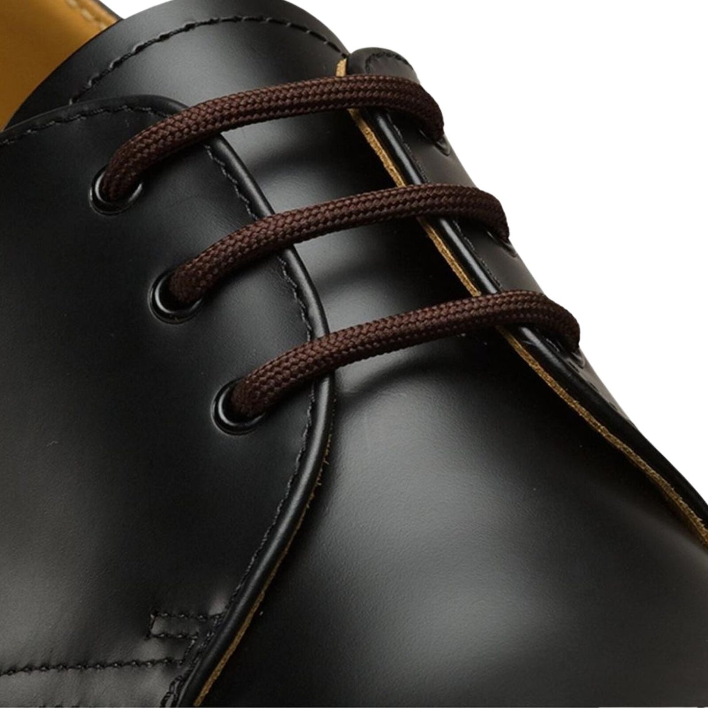 26" Dr. Martens Round Shoe Laces – Brown Cotton Laces for 3-Eye Shoes – 1 Pair – New-4