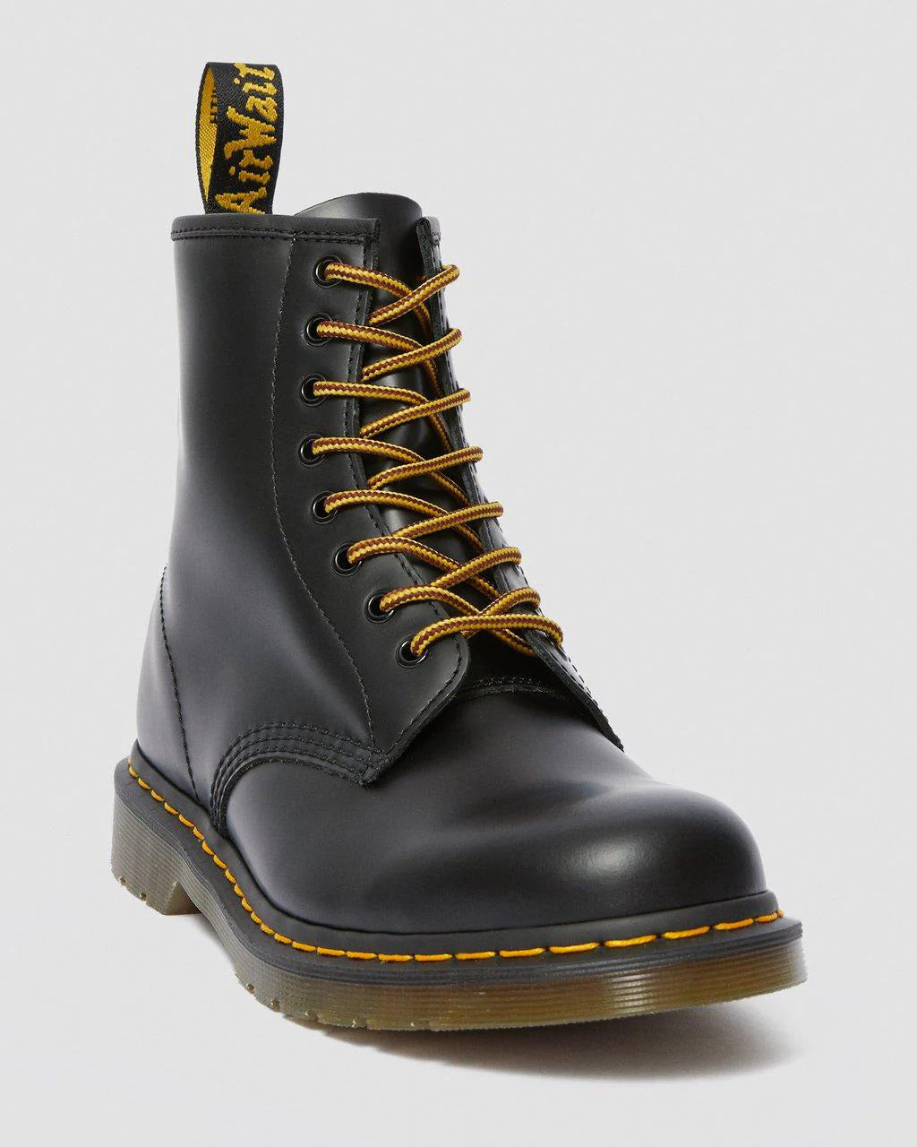 Dr. Martens 140cm Round Laces - Brown/Yellow (8-10 Eye Boots)-4