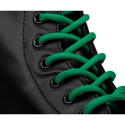 Dr. Martens Shoe Laces Round Suits 8-10 Eye Boots Doc Martins - 140cm Green-1