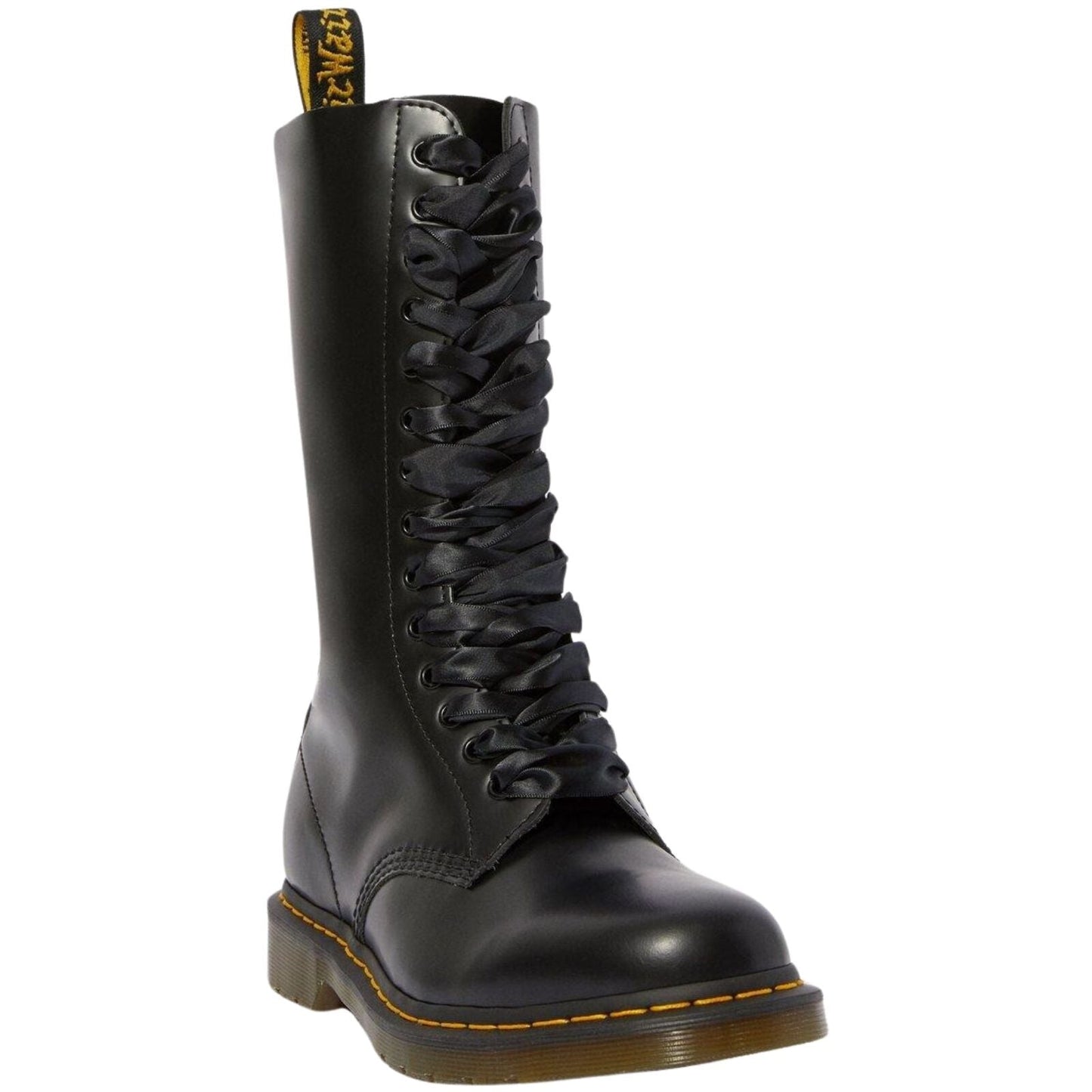 83" Satin Ribbon Laces in Black - Fits 12-14 Eye Dr. Martens Boots Durable Pair-2