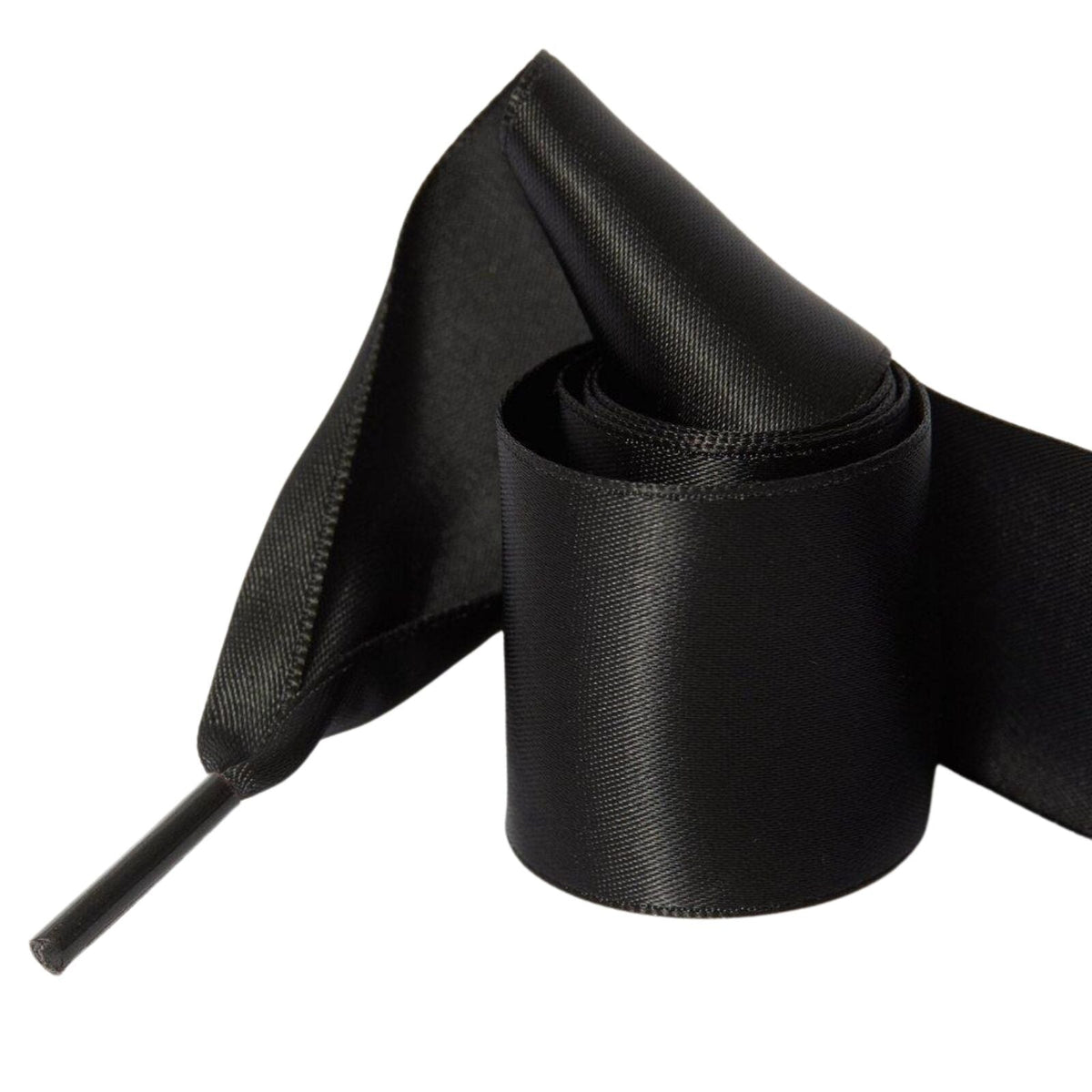 26" Satin Ribbon Laces Fits 3-Eye Dr. Martens Shoes Durable Stylish Pair - Black