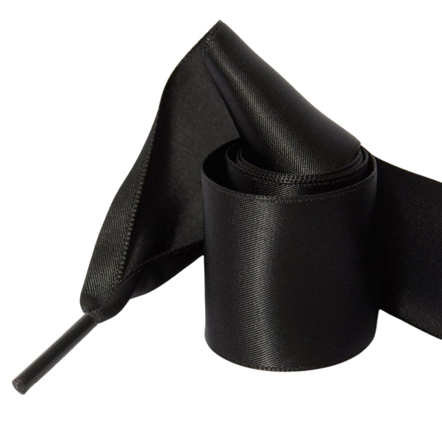 26" Satin Ribbon Laces Fits 3-Eye Dr. Martens Shoes Durable Stylish Pair - Black-3
