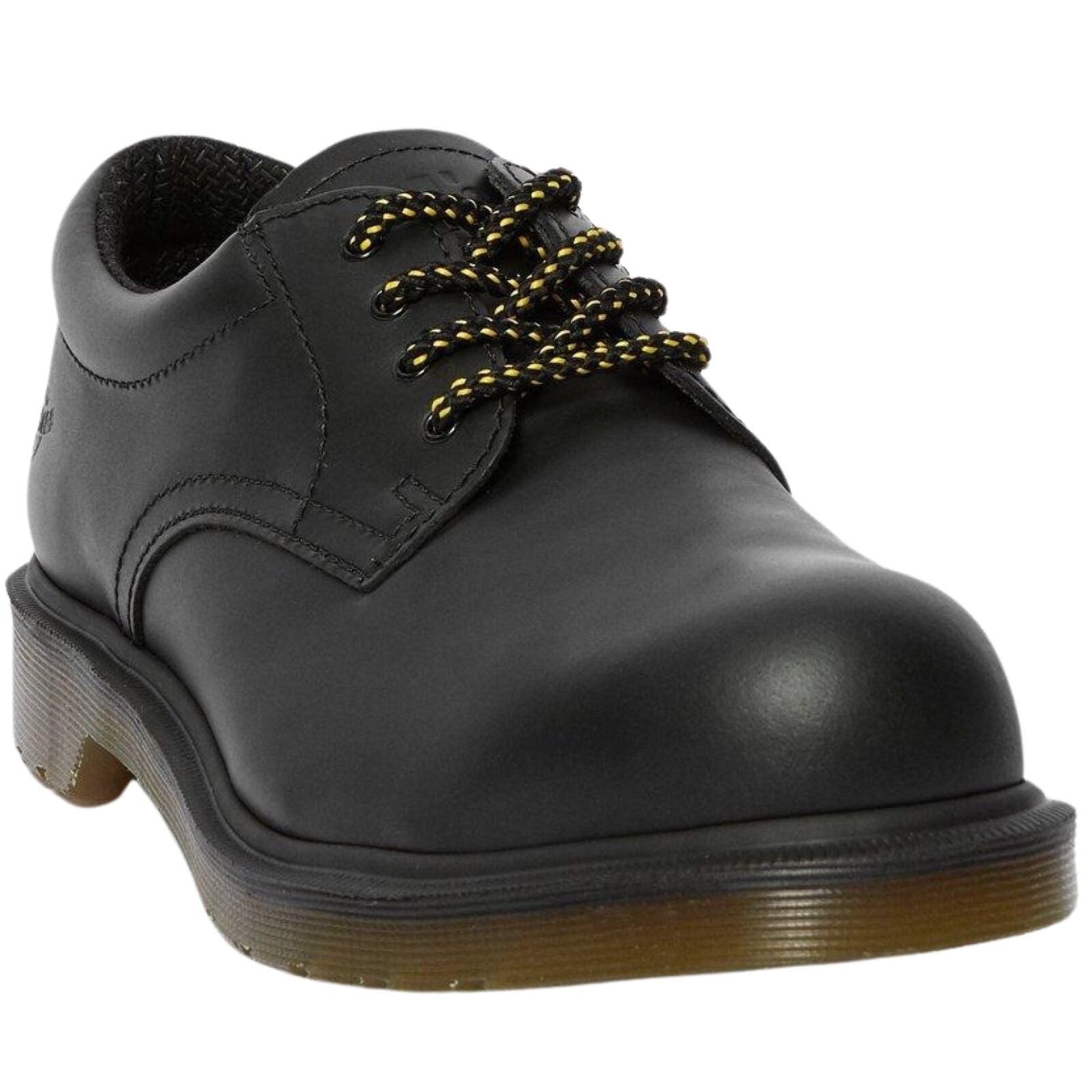 36" Flat Cotton Laces Fits 4-5 Eye Dr. Martens Shoes Durable Pair - Black Yellow-2