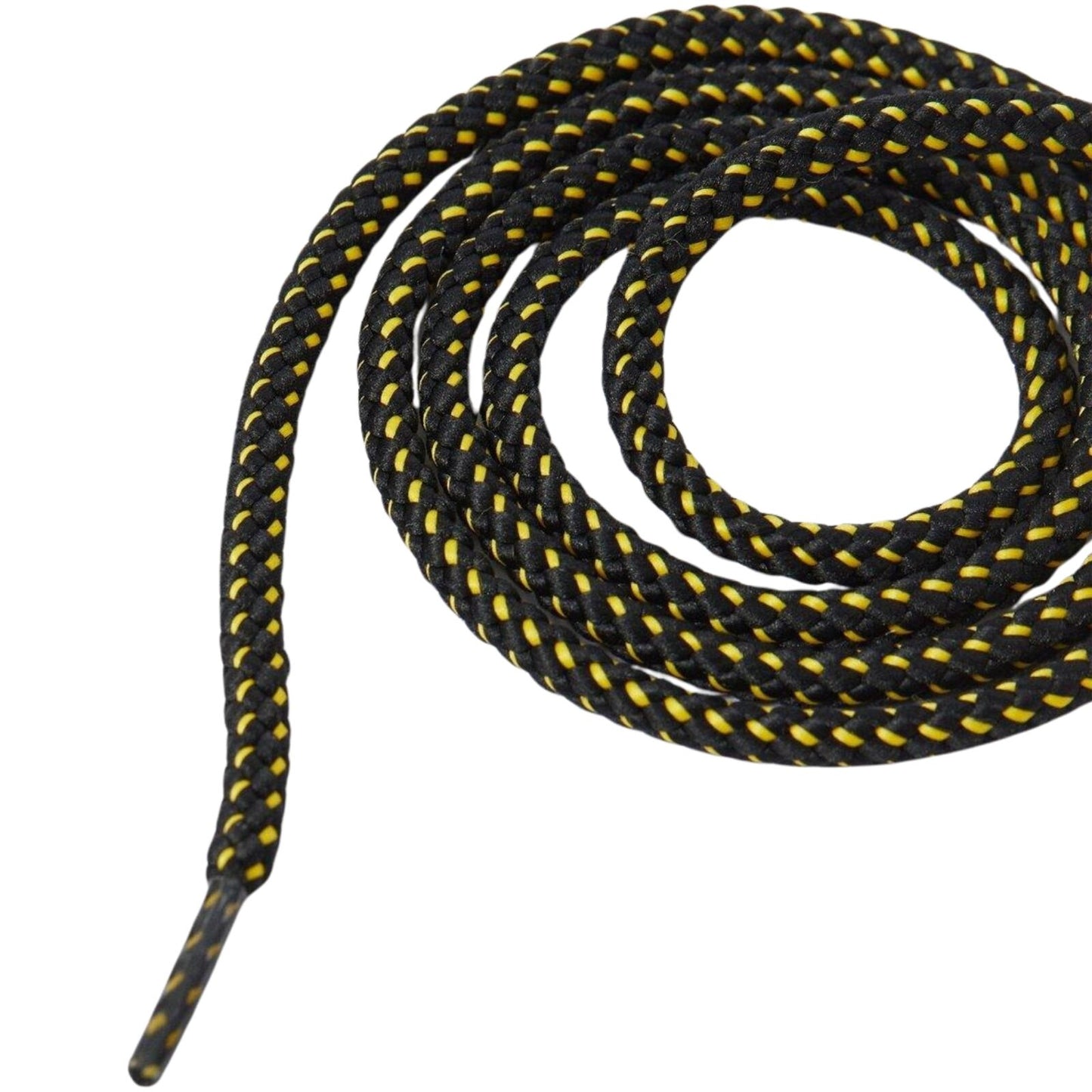 36" Flat Cotton Laces Fits 4-5 Eye Dr. Martens Shoes Durable Pair - Black Yellow-3