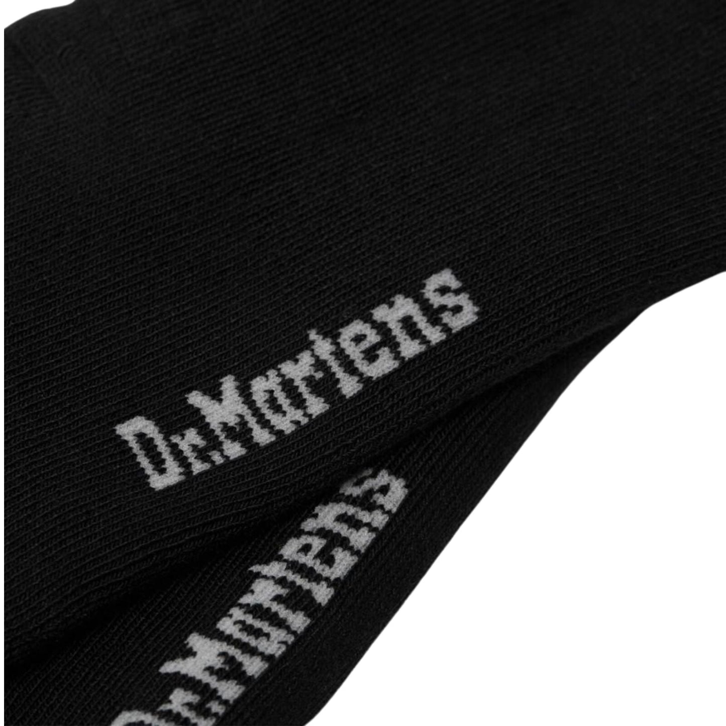 Dr. Martens Double Doc Socks S/M M/L – Organic Cotton Blend Boot Socks – Black-3