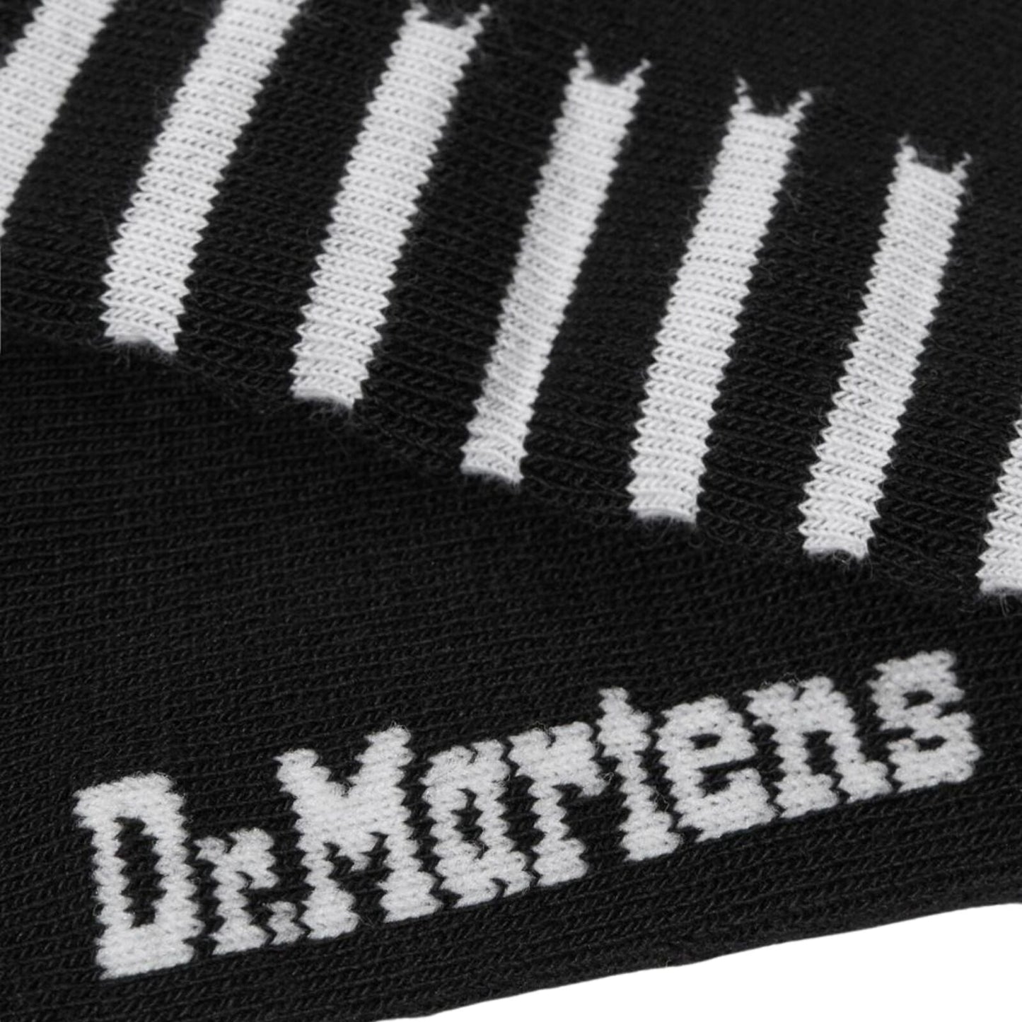 Dr. Martens Double Doc Boot Socks Black/White S/M M/L - Organic Cotton Blend-3