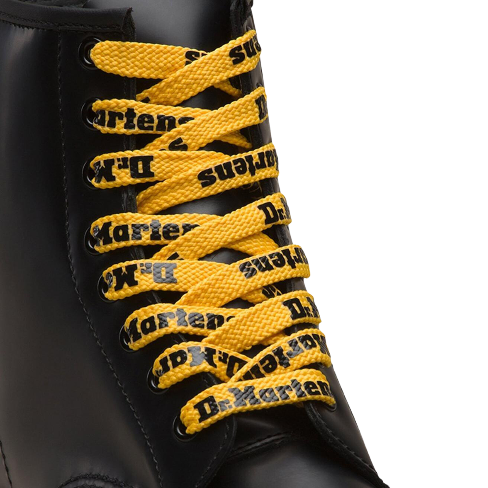 Dr. Martens 55" Shoe Laces Suits 8-10 Eye Boots Doc Martins - 140cm Yellow/Black-1