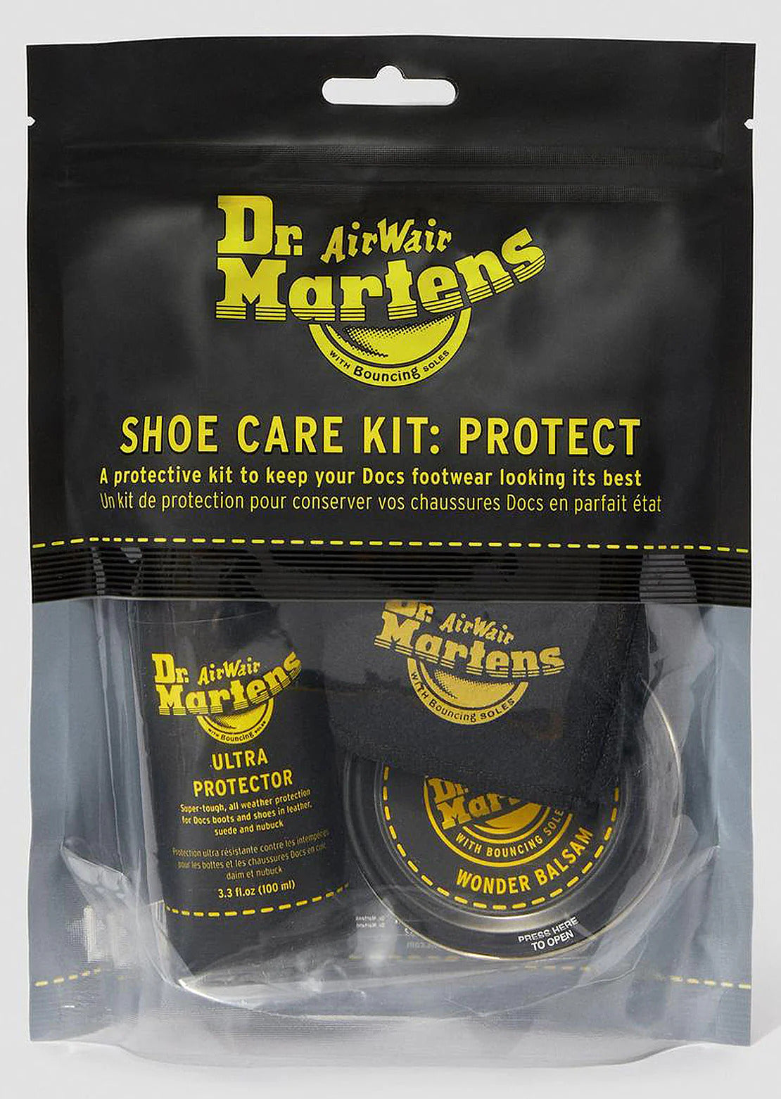 Dr. Martens Shoe Care Kit - Wonder Balsam, Ultra Protector & Cloth-2