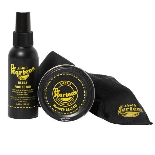 Dr. Martens Shoe Care Kit Wonder Balsam Leather Shoe Polish, Ultra Protector & Cloth