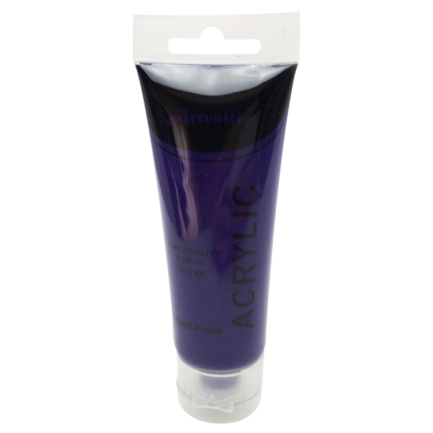 Acrylic Paint 75ml Tube Water Based Non Toxic Artist Craft - Brilliant Purple