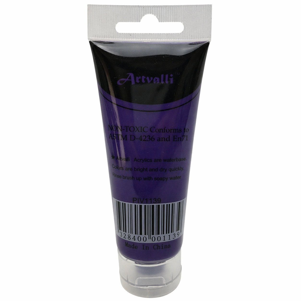 Acrylic Paint 75ml Tube Water Based Non Toxic Artist Craft - Brilliant Purple
