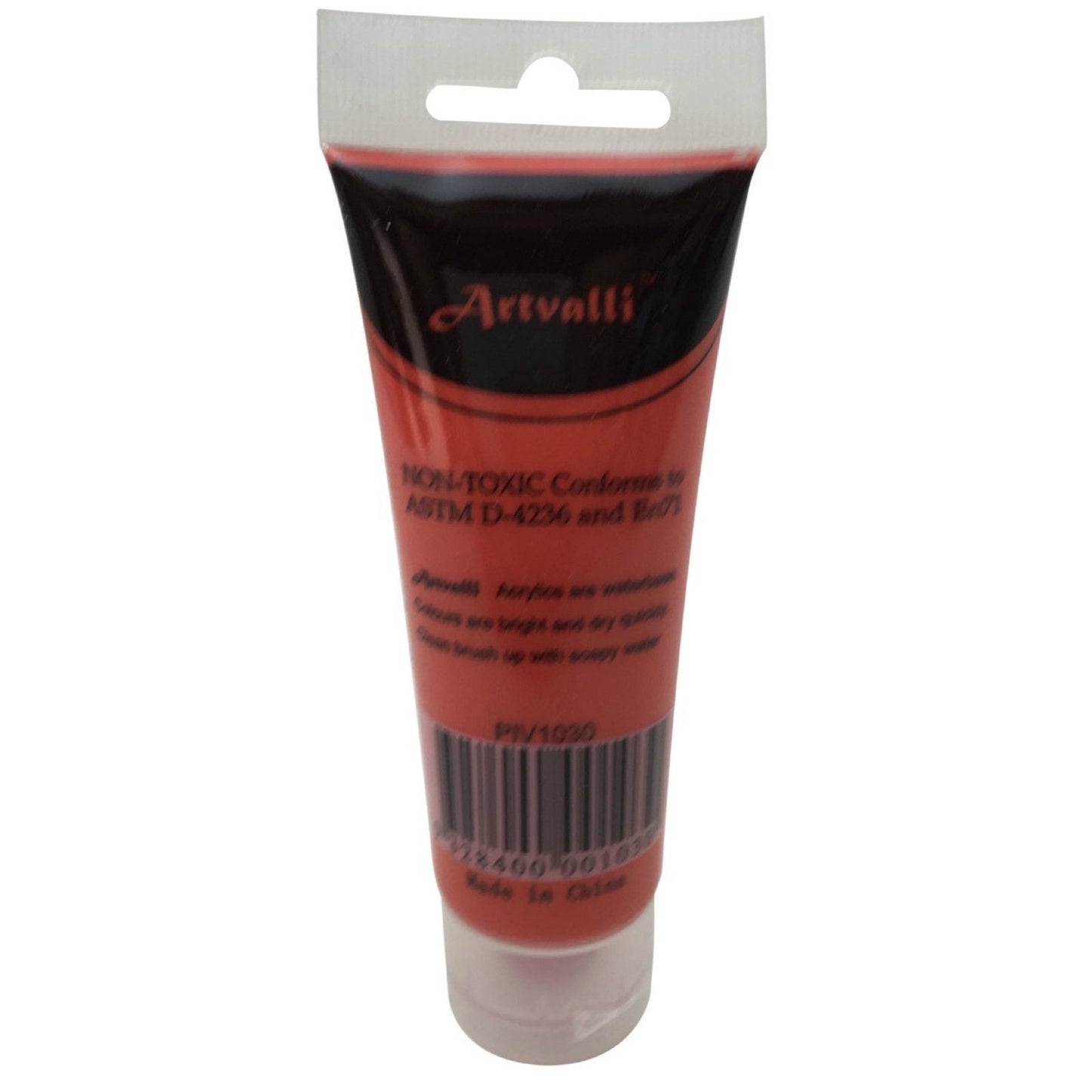 Acrylic Paint 75ml Tube Water Based Non Toxic Artist Craft - Brilliant Red