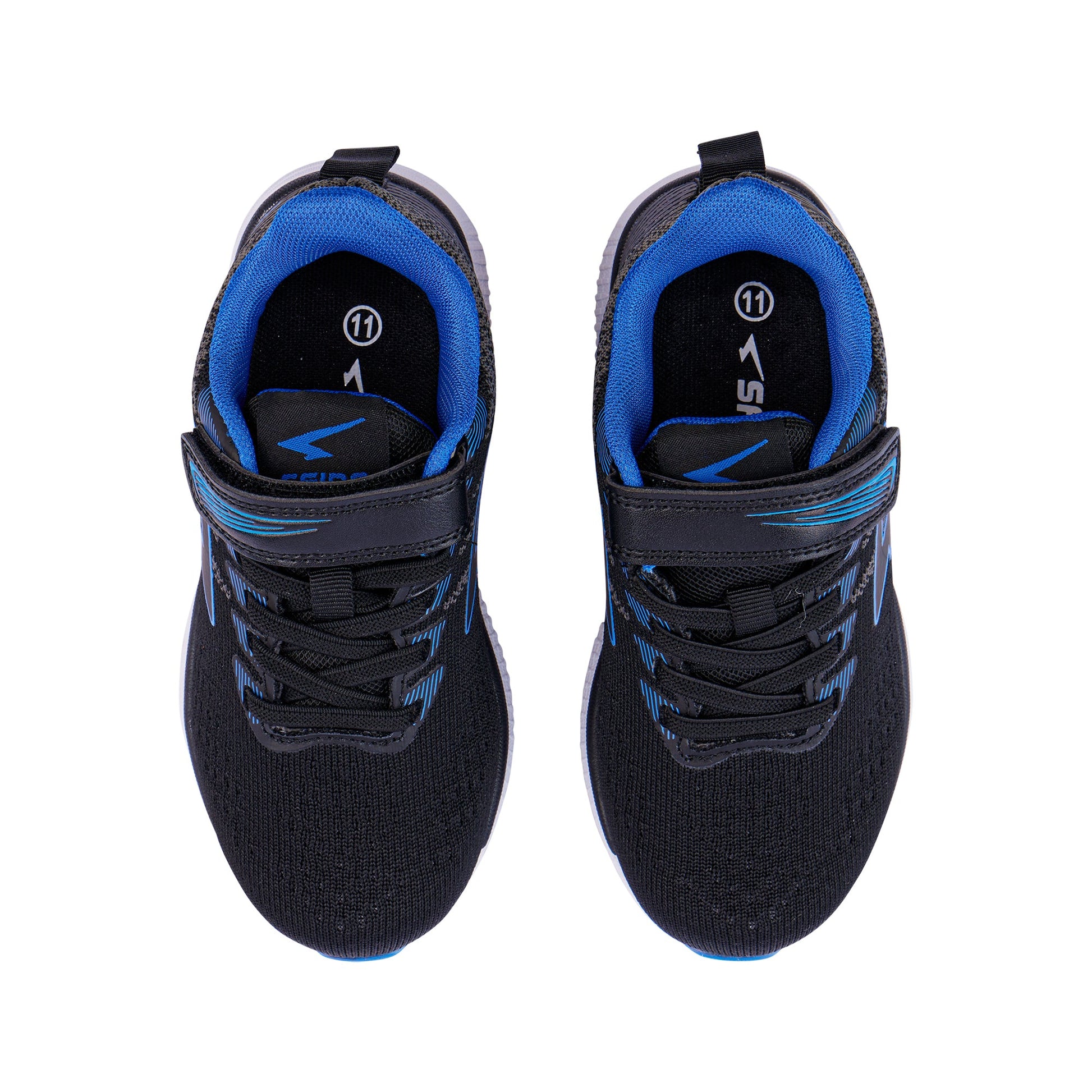 Acute Boys V-strap Runner Black/Royal-1