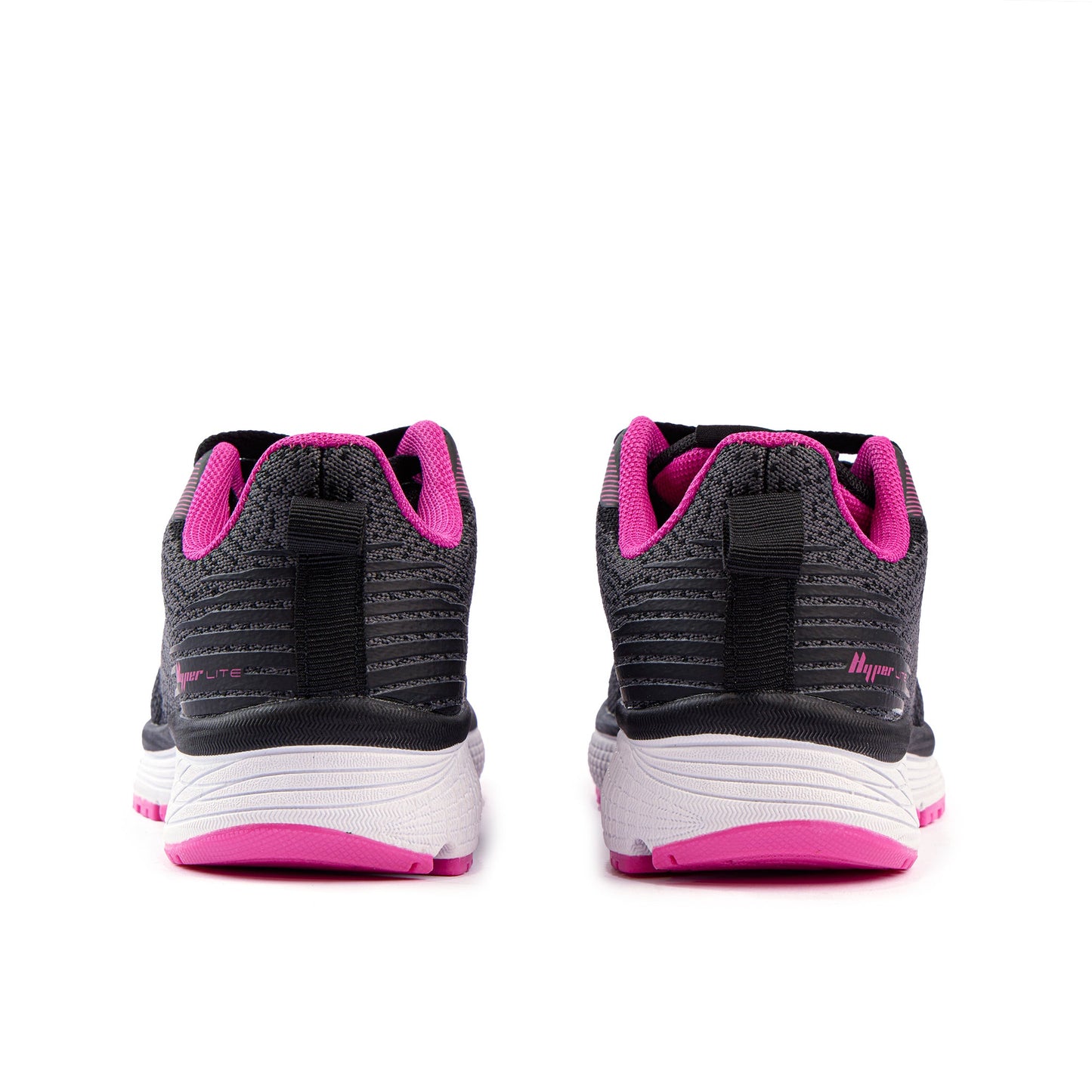 Acute Girls Lace Up Runner Black/Fuchsia-4