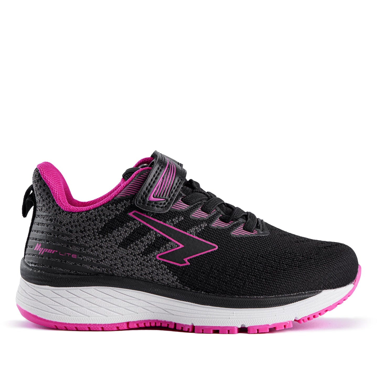 Acute Girls V-strap Runner Black/Fuchsia-0
