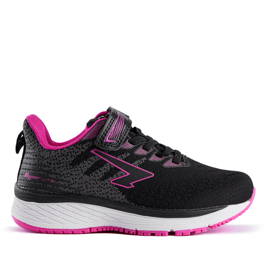 Acute Girls V-strap Runner Black/Fuchsia-0